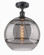 Ballston One Light Semi-Flush Mount in Matte Black (405|5161CBKG55612SM)