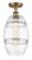 Ballston One Light Semi-Flush Mount in Brushed Brass (405|5161CBBG5578CL)