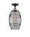 Ballston One Light Semi-Flush Mount in Black Antique Brass (405|5161CBABG5578SM)