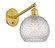 Ballston One Light Wall Sconce in Satin Gold (405|3171WSGG122C8CL) Ballston One Light Wall Sconce in Satin Gold (405|3171WSGG122C8CL)