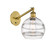 Ballston One Light Wall Sconce in Brushed Brass (405|3171WBBG5568CL)