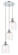 Ballston Three Light Pendant in Polished Chrome (405|113B3PPCG5586CL)