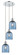 Ballston Three Light Pendant in Polished Chrome (405|113B3PPCG5586BL)