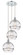 Ballston Three Light Pendant in Polished Chrome (405|113B3PPCG55610CL)