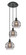 Ballston Three Light Pendant in Matte Black (405|113B3PBKG5568SM)
