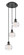 Ballston Three Light Pendant in Matte Black (405|113B3PBKG5566CL)