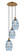 Ballston Three Light Pendant in Brushed Brass (405|113B3PBBG5576BL)