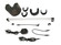 Umbrella Lights LED Lighting Kit in Flat Black (46|UMLLEDFB4L)
