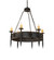 Calandra Six Light Chandelier in Wrought Irontique Brass Gloss (57|256961)