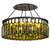Tuscan Vineyard 12 Light Chandelier in Textured Black (57|215697)