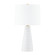 Melinda One Light Table Lamp in Aged Brass/Ceramic Satin White (428|HL735201AGBCSW)