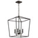 Emma Four Light Pendant in Dark Bronze (72|607952)