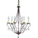Chandelier Six Light Hanging Lantern in Dark Brass (196|929DBLT6CRY)