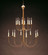 Chandelier 16 Light Hanging Fixture in Antique Brass (196|916ABLT16)