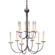 Chandelier 12 Light Hanging Lantern in Dark Brass (196|912DBLT12)