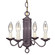 Chandelier Four Light Hanging Lantern in Dark Brass (196|911SDBLT4)