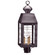 Woodcliffe Three Light Post Mount in Dark Brass (196|8353DBLT3CLR)