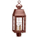 Woodcliffe Three Light Post Mount in Antique Copper (196|8353ACLT3CLR)