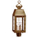 Woodcliffe Three Light Post Mount in Antique Brass (196|8353ABLT3SMG)