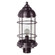 Nautical One Light Post Mount in Dark Brass (196|3533DBMEDCSG)