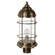Nautical One Light Post Mount in Dark Antique Brass (196|3533DABMEDFST)