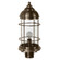 Nautical One Light Post Mount in Dark Antique Brass (196|3533DABMEDCSG)