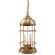 Nautical Two Light Hanging Lantern in Antique Brass (196|3532ABLT2CLR)