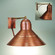 Barn One Light Wall Mount in Antique Copper (196|3451ACMED)