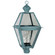 Boston One Light Post Mount in Verdi Gris (196|1073VGCIMCSG)