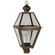 Boston One Light Post Mount in Dark Antique Brass (196|1073DABCIMSMG)