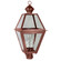 Boston One Light Post Mount in Antique Copper (196|1073ACCIMSMG)