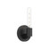 Claire One Light Wall Sconce in Matte Black (452|WV607201MB)