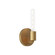 Claire One Light Wall Sconce in Aged Gold (452|WV607201AG)