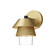 Tetsu One Light Wall Sconce in Brushed Gold/Clear Glass (452|WV475106BGCL)