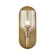 Lucian One Light Vanity in Clear Crystal/Vintage Brass (452|WV338101VBCC)