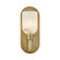 Lucian One Light Vanity in Vintage Brass/Alabaster (452|WV338101VBAR)
