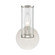 Revolve One Light Wall Sconce in Clear Glass/Polished Nickel (452|WV309001PNCG)