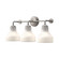 Westlake Three Light Bathroom Fixtures in Brushed Nickel/Glossy Opal Glass (452|VL540322BNGO)