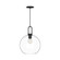 Soji One Light Pendant in Clear Glass/Matte Black (452|PD601710MBCL)