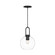 Soji One Light Pendant in Clear Glass/Matte Black (452|PD601608MBCL)