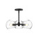 Willow Three Light Pendant in Clear Glass/Matte Black (452|PD548315MBCL)