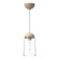 Emil One Light Pendant in White/White Oak (452|PD542207WHWK)