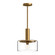 Royale One Light Pendant in Aged Gold/Clear Glass (452|PD535010AGCL)