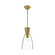 Arlo One Light Pendant in Brushed Gold/Clear Glass (452|PD534007BGCL)