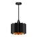 Plisse One Light Pendant in Matte Black (452|PD528412MB)