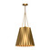 Plisse One Light Pendant in Aged Gold (452|PD528116AG)
