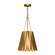 Plisse One Light Pendant in Aged Gold (452|PD528012AG)