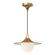 Fuji One Light Pendant in Brushed Gold/Opal Matte Glass (452|PD525113BGOP)