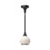 Hazel One Light Pendant in Matte Black/Opal Matte Glass (452|PD524006MBOP)