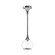 Hazel One Light Pendant in Chrome/Clear Glass (452|PD524006CHCL)